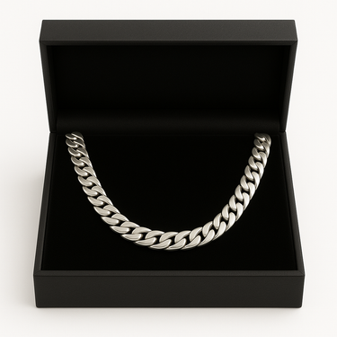 7mm Corvina Loin Necklace 55cm 950 Silver